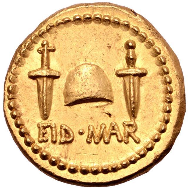 2000年前的凯撒大帝刺杀纪念金币现世超级稀有