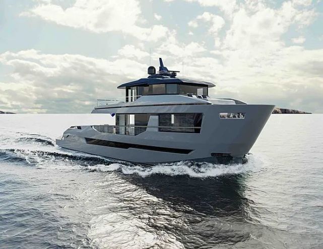 lynx yachts发布29米跨界概念猎户座渲染图|游艇