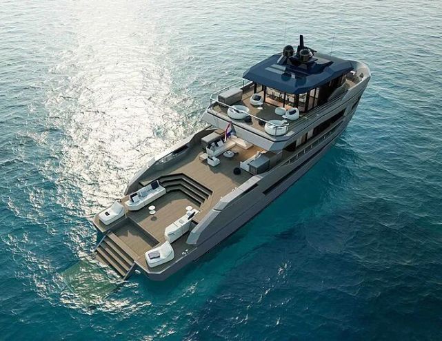 lynxyachts发布29米跨界概念猎户座渲染图