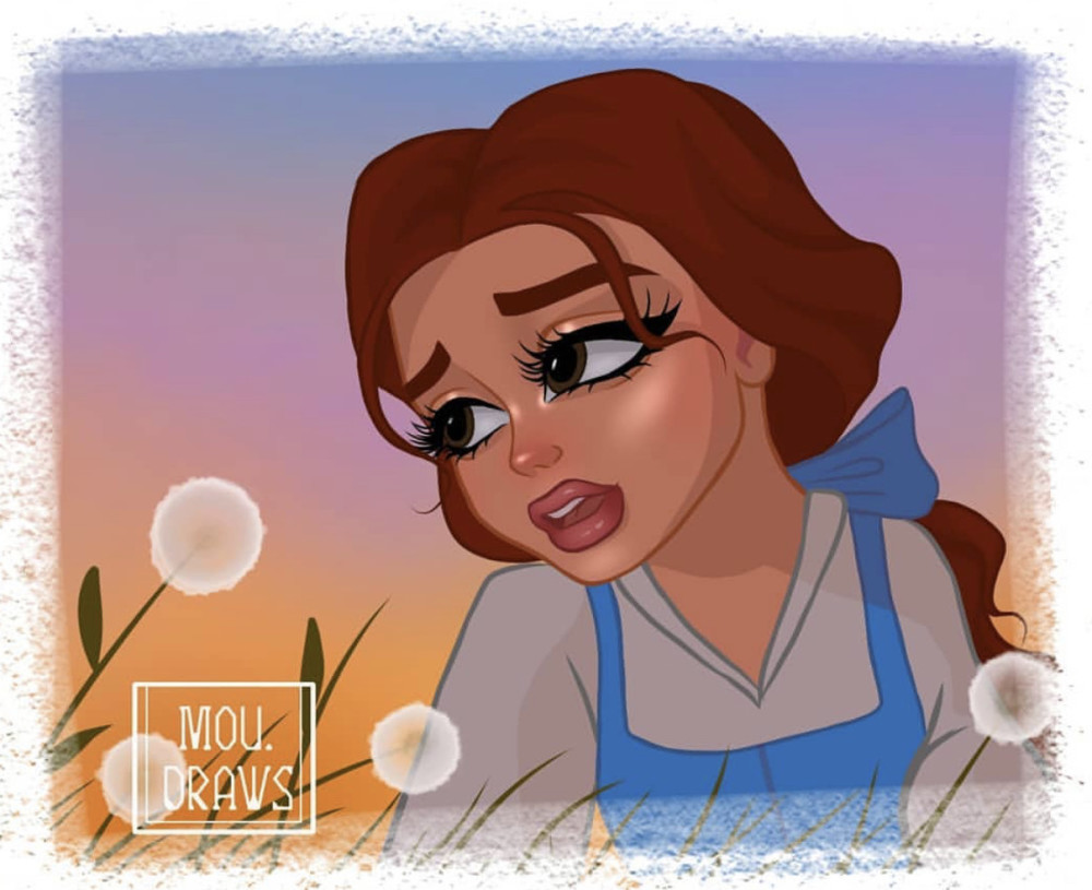 迪士尼公主变整容脸有人觉得可爱有趣有人觉得丑出天际