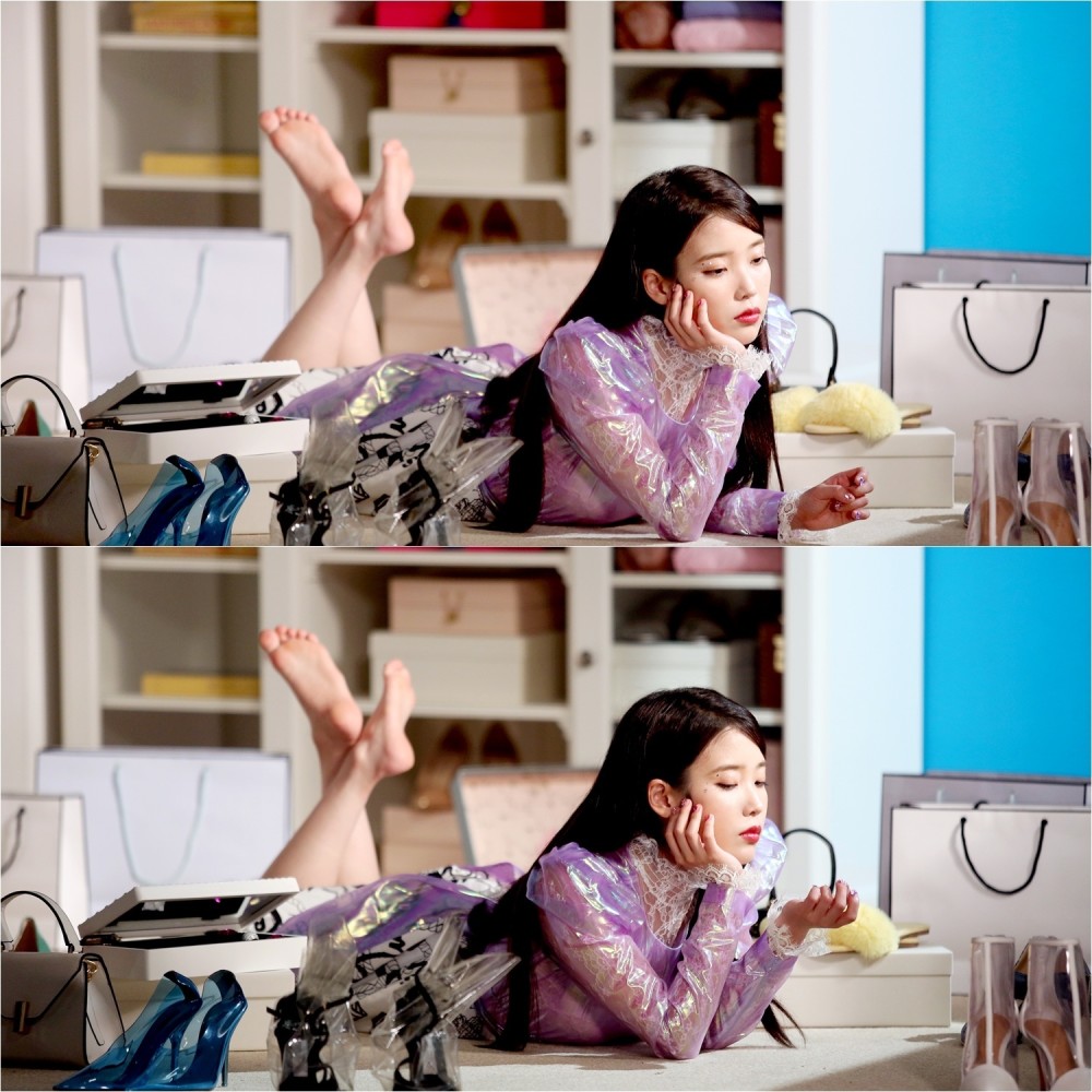 iu李知恩单曲bbibbimv花絮照