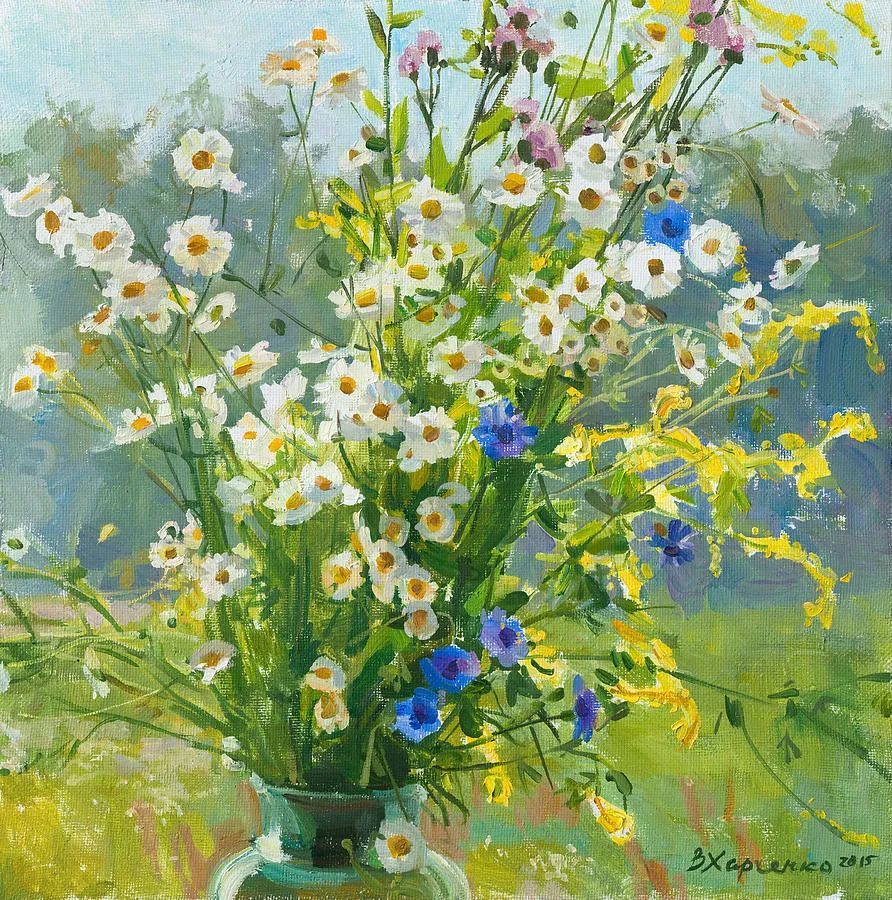 维多利亚·哈尔琴科|她的花儿总带着阳光，让人看了心都敞亮了！