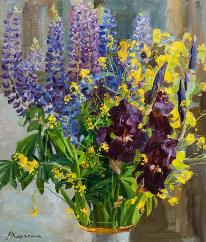 维多利亚·哈尔琴科|她的花儿总带着阳光，让人看了心都敞亮了！