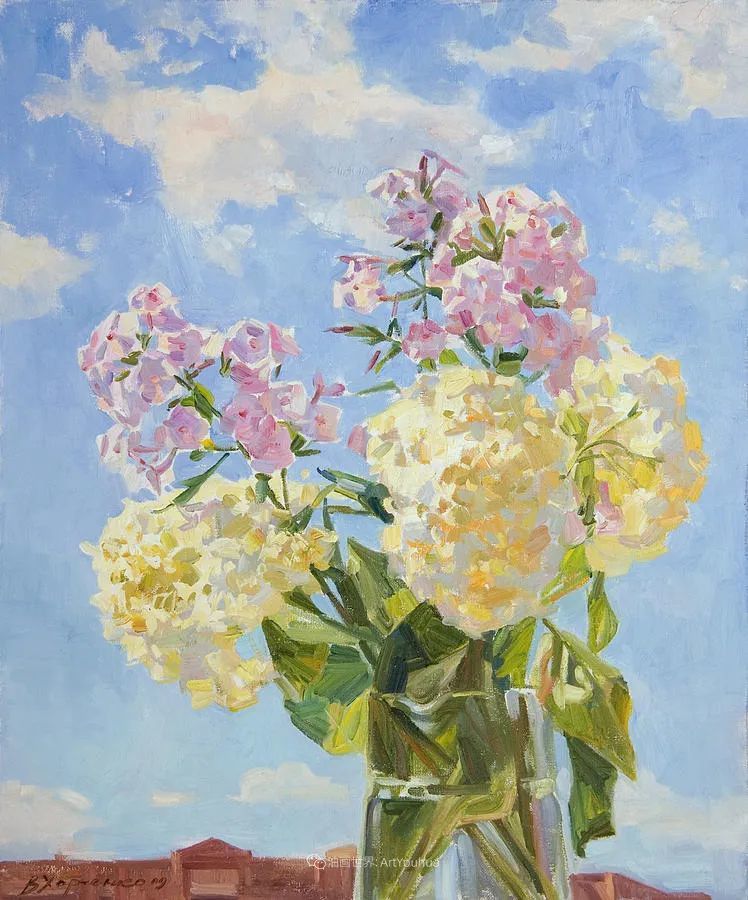 维多利亚·哈尔琴科|她的花儿总带着阳光，让人看了心都敞亮了！