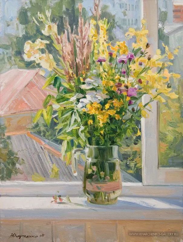 维多利亚·哈尔琴科|她的花儿总带着阳光，让人看了心都敞亮了！