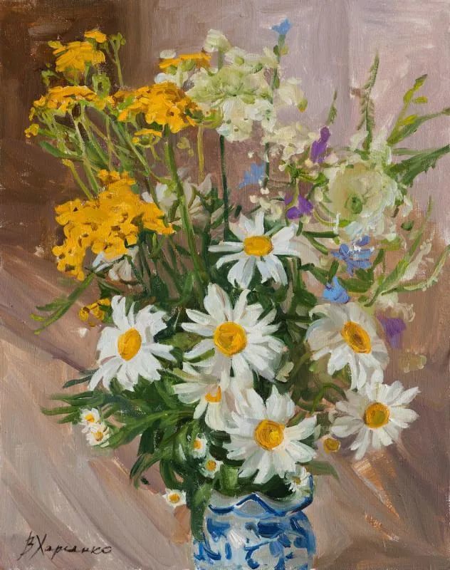 维多利亚·哈尔琴科|她的花儿总带着阳光，让人看了心都敞亮了！