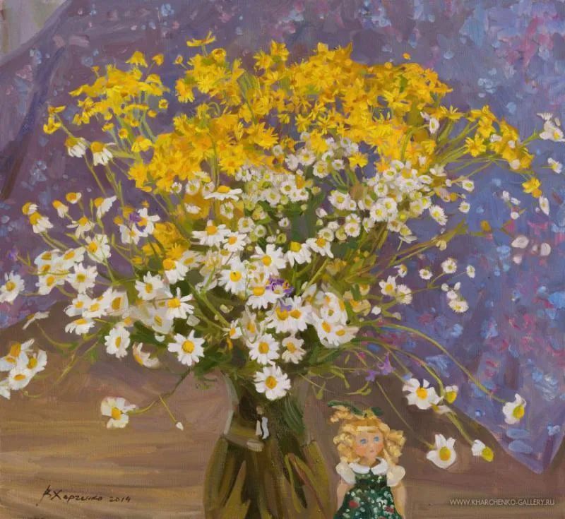 维多利亚·哈尔琴科|她的花儿总带着阳光，让人看了心都敞亮了！