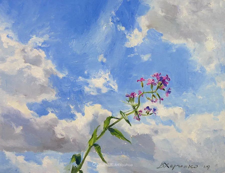 维多利亚·哈尔琴科|她的花儿总带着阳光，让人看了心都敞亮了！