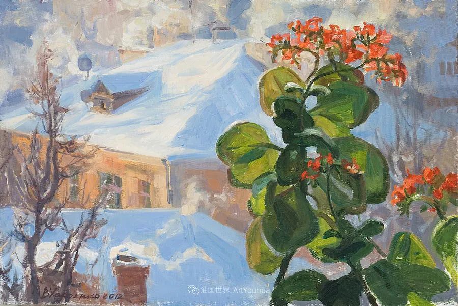 维多利亚·哈尔琴科|她的花儿总带着阳光，让人看了心都敞亮了！