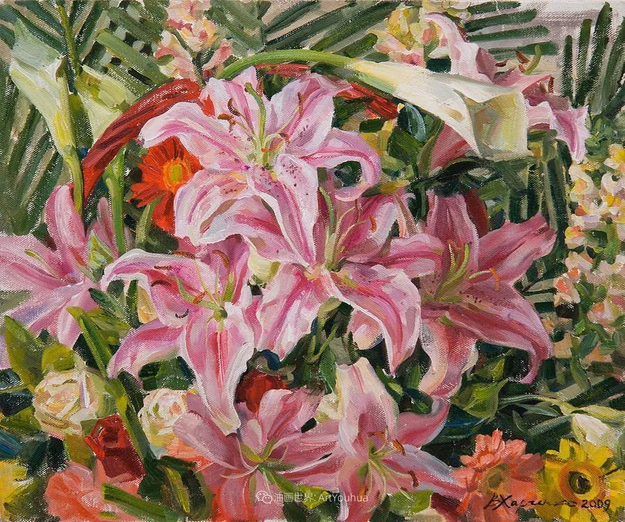 维多利亚·哈尔琴科|她的花儿总带着阳光，让人看了心都敞亮了！