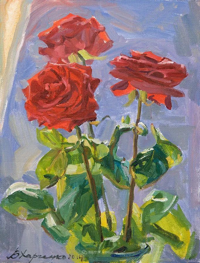 维多利亚·哈尔琴科|她的花儿总带着阳光，让人看了心都敞亮了！