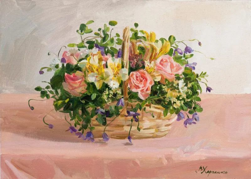 维多利亚·哈尔琴科|她的花儿总带着阳光，让人看了心都敞亮了！