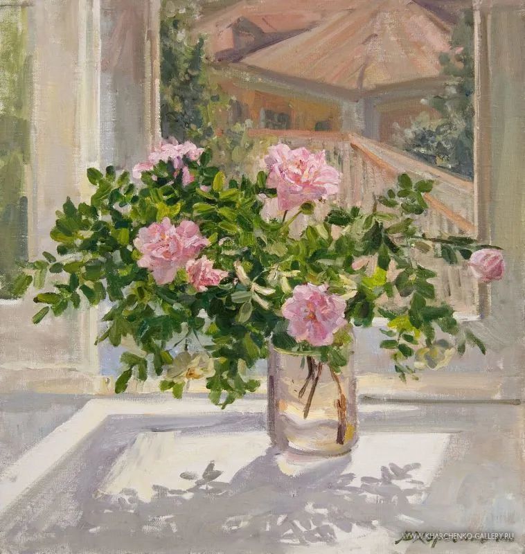 维多利亚·哈尔琴科|她的花儿总带着阳光，让人看了心都敞亮了！