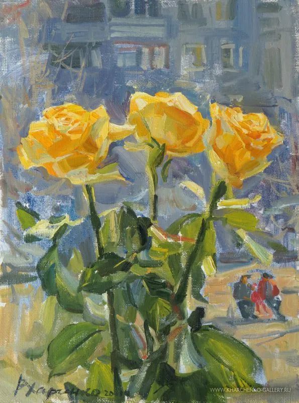 维多利亚·哈尔琴科|她的花儿总带着阳光，让人看了心都敞亮了！