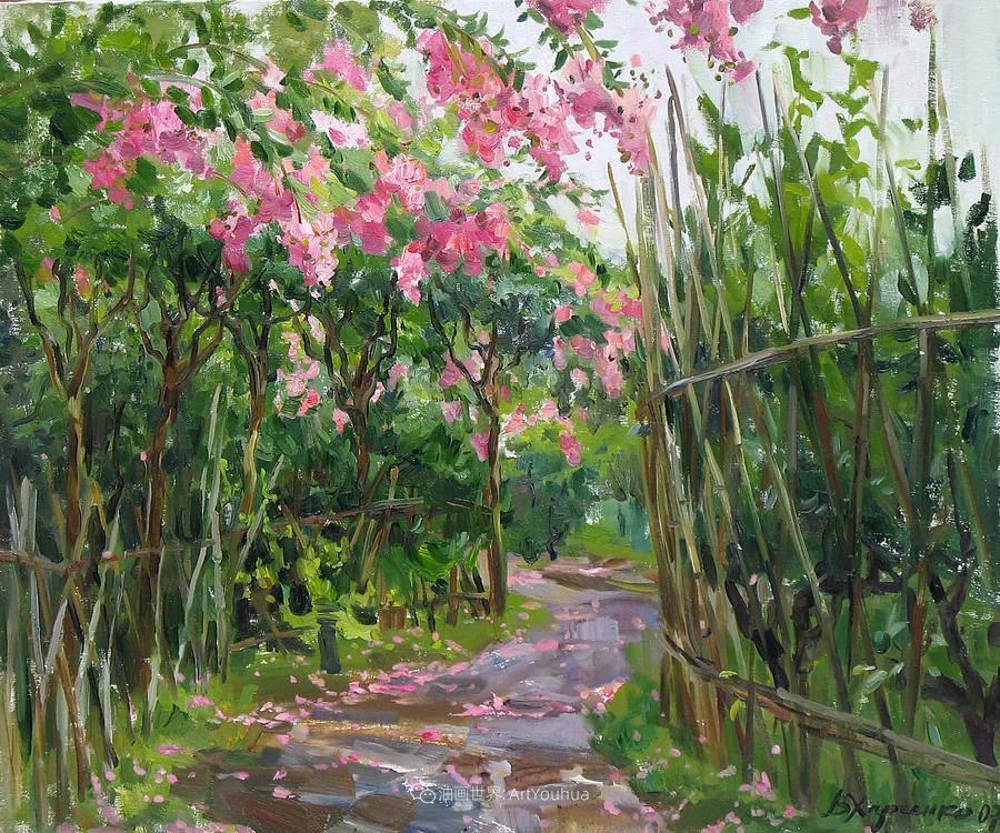 维多利亚·哈尔琴科|她的花儿总带着阳光，让人看了心都敞亮了！