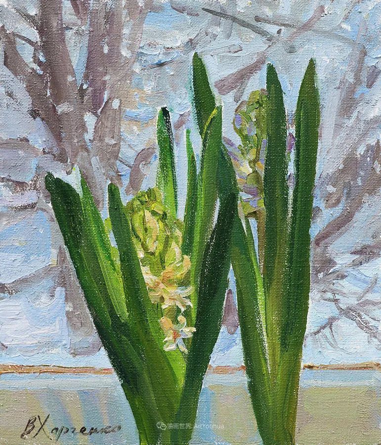 维多利亚·哈尔琴科|她的花儿总带着阳光，让人看了心都敞亮了！