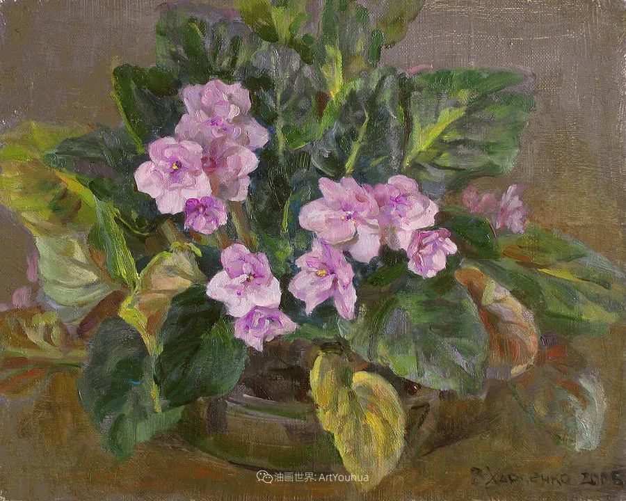 维多利亚·哈尔琴科|她的花儿总带着阳光，让人看了心都敞亮了！