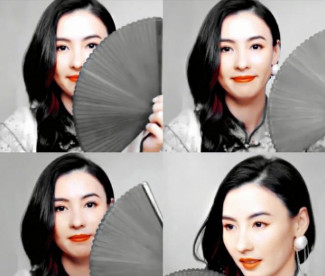 张柏芝|40岁张柏芝晒秋日写真，一颦一笑皆是风情，温润少女感不输当年