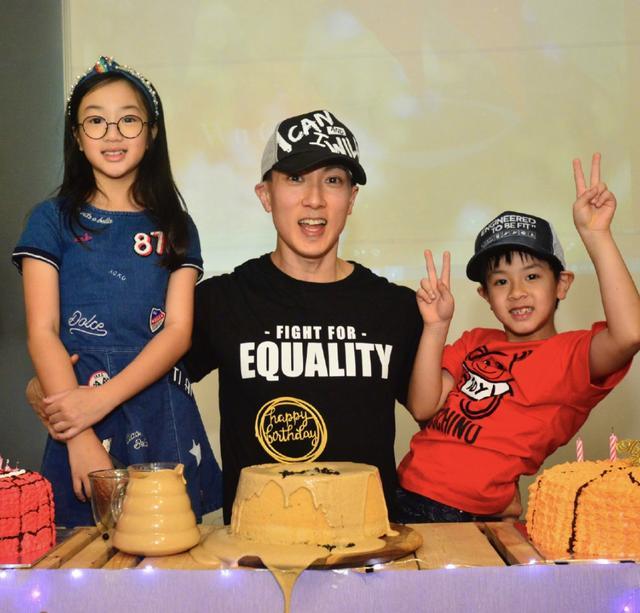 吴尊|吴尊一家四口庆生，带儿女捐善款当作自己的生日礼物，正能量爆棚