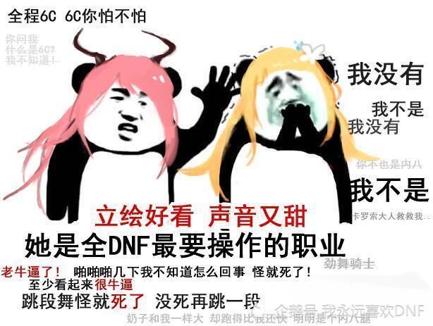 dnf:我不是,我没有,不要再说了系列表情包