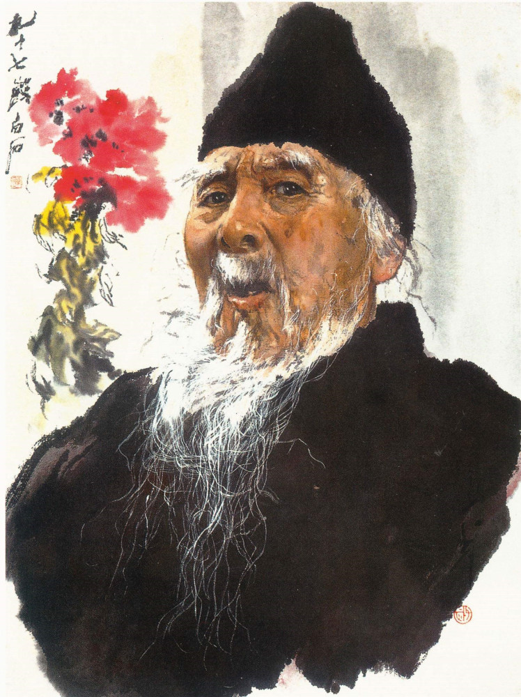 齐白石|齐白石孙女画作惹争议，落款该不该提爷爷齐白石？网友：没前途