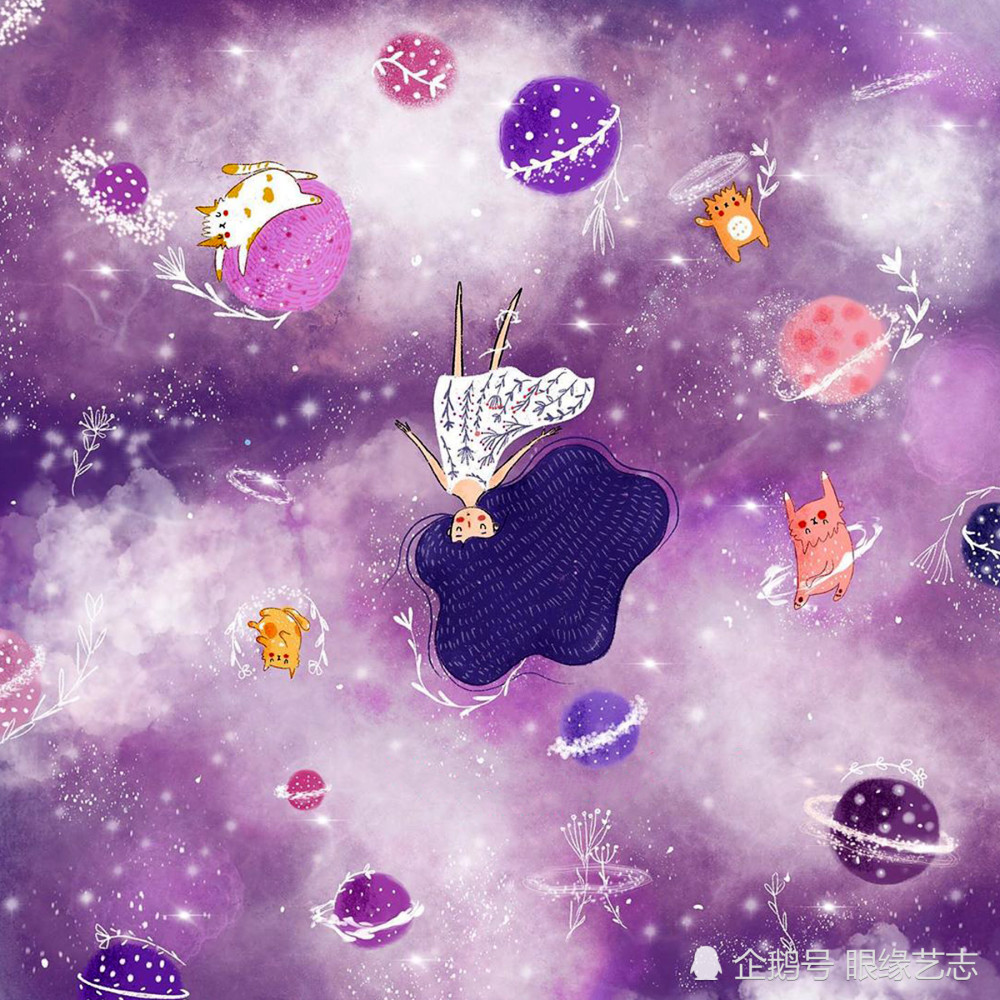 插画中有它的事故她的生活当生命失去平衡当抑郁遇见猫咪