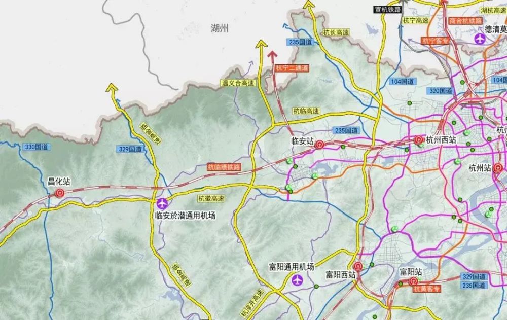 公示草案中,杭临绩高铁将在设临安站和昌化站,临安站位于潘山.