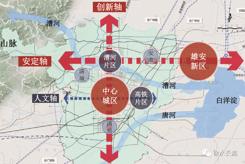 这次保定城市规划总体来说,徐水很亮眼,尤其是新出现的漕河片区.