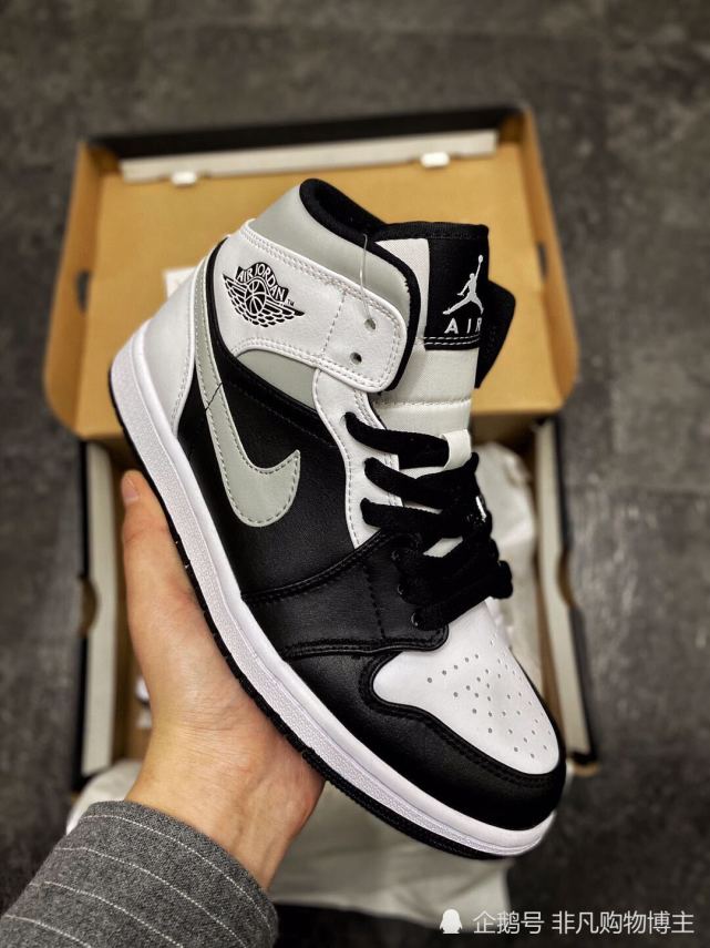 airjordan1mid酷灰影子灰实拍测评