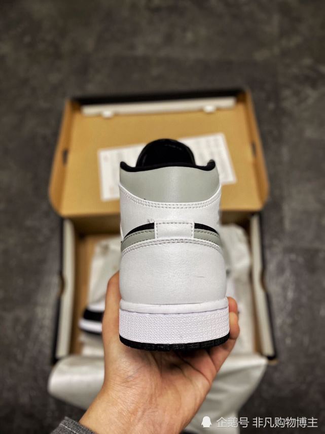 airjordan1mid酷灰影子灰实拍测评