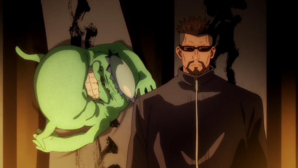 夜蛾正道vs虎杖悠仁的情况也差不多,夜蛾正道的咒术就是把自己做的