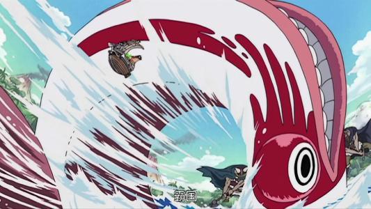 海贼王 相比四皇大妈的威国 其实巨人族的首领的霸国威力更大 巨人族 四皇 海贼王 艾尔巴夫 草帽海贼团 布洛基