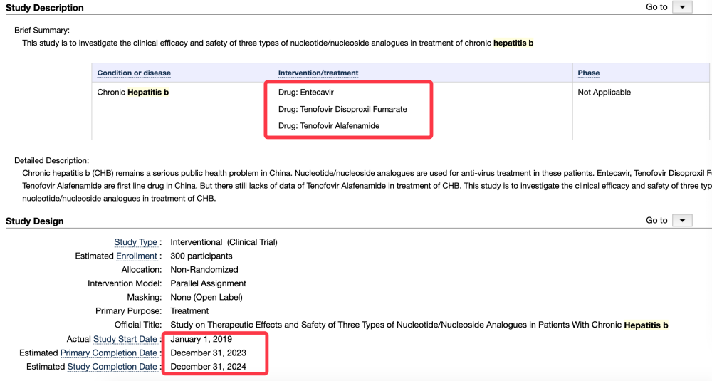 核苷酸类似物|乙肝3种一线药物6年研究，观察肾功能下降率，高钙血症发生率