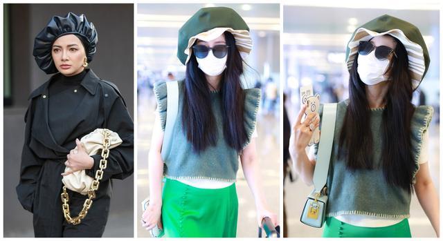 范冰冰|时装周美成焦点？范冰冰私服却太迷！穿成五五分还戴一顶“浴帽”