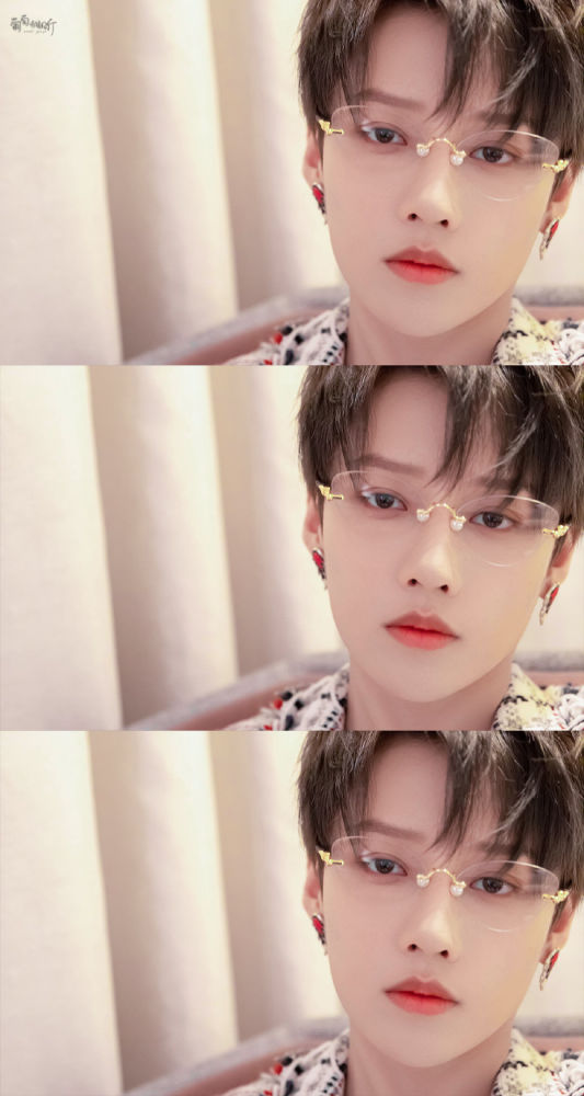 刘雨昕太可了戴眼镜的昕昕子你get了吗