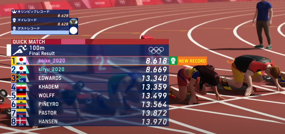 小池佑贵百米8秒618胜桐生破世界纪录奥运会女将也同场