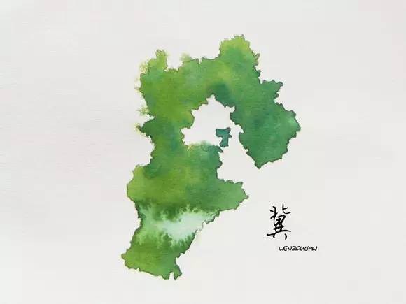 北京|中国各省的水墨地图，是你心中的家乡形象吗？