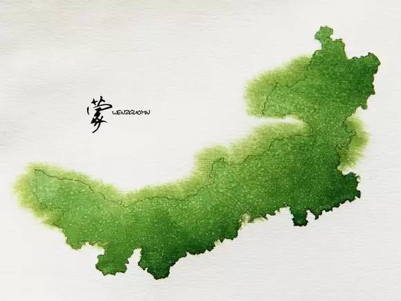 北京|中国各省的水墨地图，是你心中的家乡形象吗？
