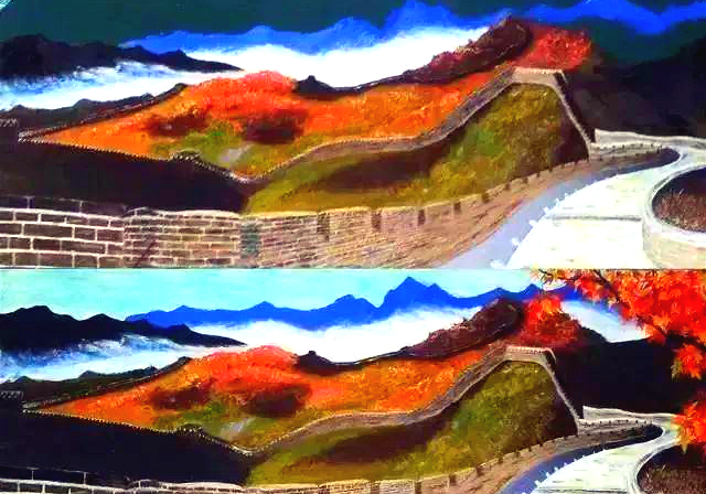 美术生|这位保洁阿姨真厉害，她的这些3D黑板画，画家都不一定画得了？