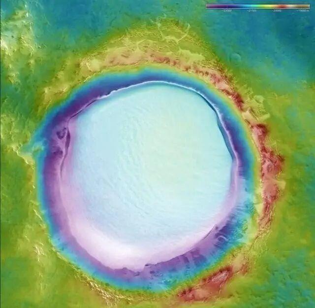 火星|火星上发现巨大湖泊，水量比渤海还多，意大利科学家称里面有生命