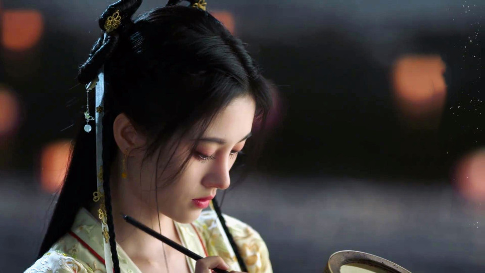 鞠婧祎新歌古画mv甜蜜来袭浓浓子绝美饭图分享