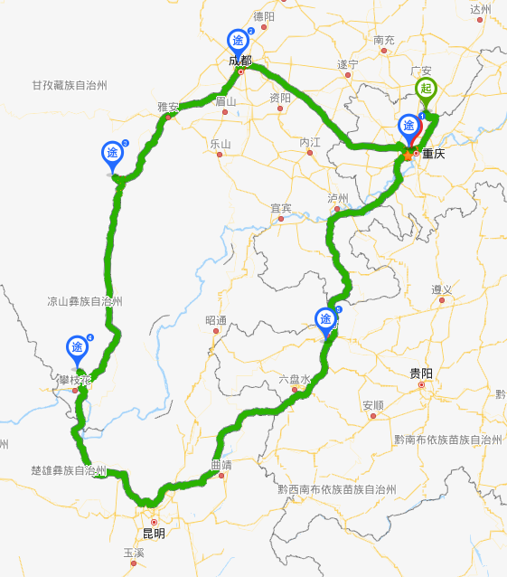 国庆自驾川滇黔渝环线游:感受成都电音节的疯狂!