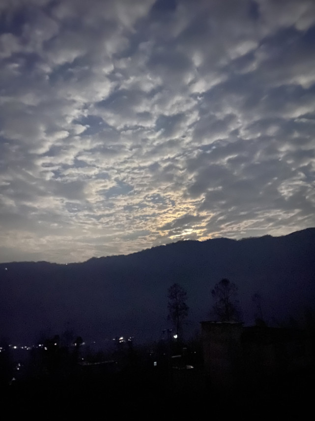 大山深处夜景 夜景 大山