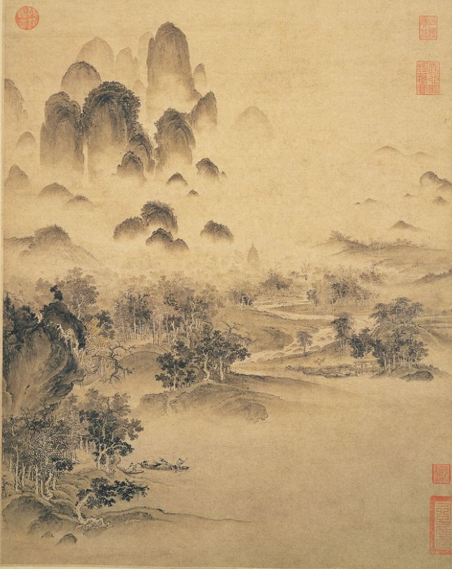 溪山秋色图轴|被保存下来的秋天