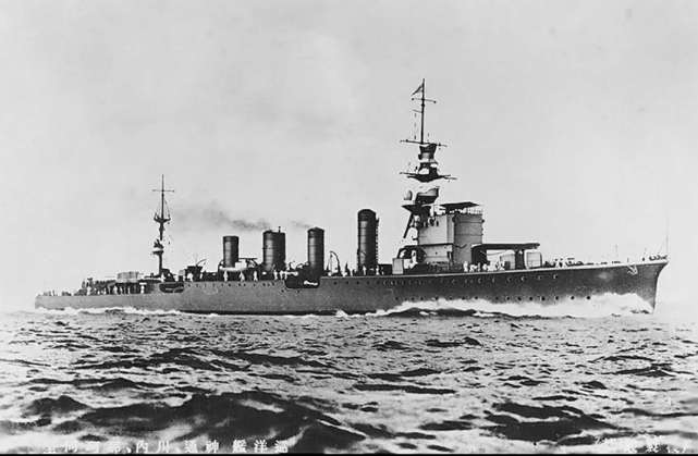 二战日本联合舰队巡洋舰神通号覆没记