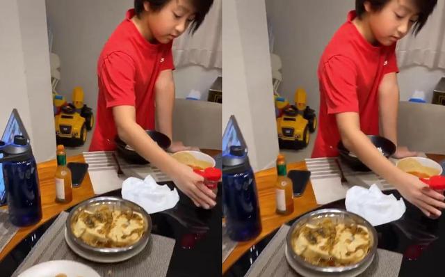 quintus|张柏芝久违晒次子近照，Quintus成熟许多，侧颜超酷神似谢霆锋