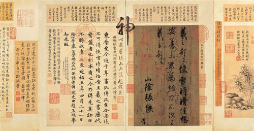 王羲之书法|王羲之书法真迹现身台北故宫，短短28个字，乾隆却盖了170个印章