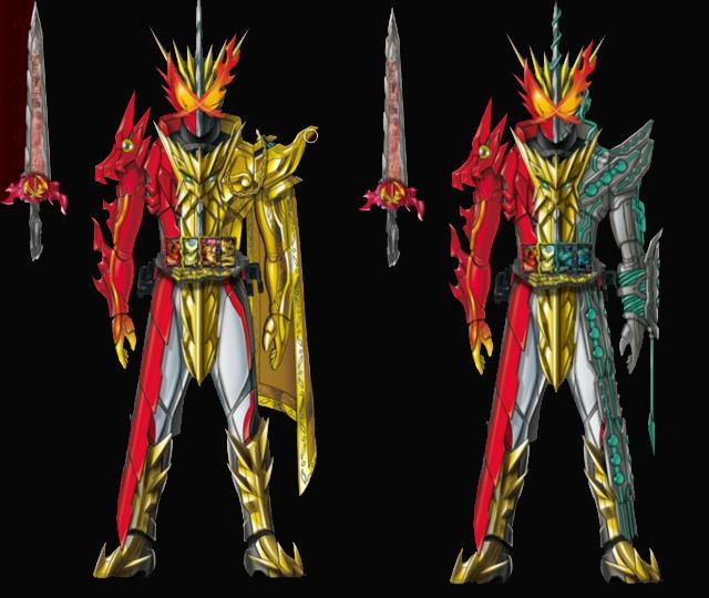 假面骑士saber官方已公布的10个三册形态