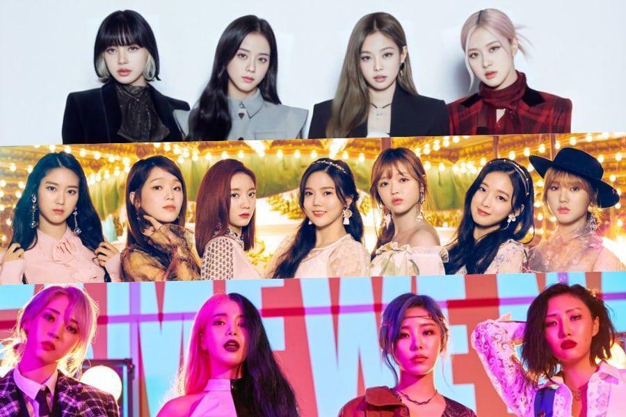 red velvet|韩国女团十月排名，粉墨蝉联冠军，红贝贝掉出前三，f意外进前30