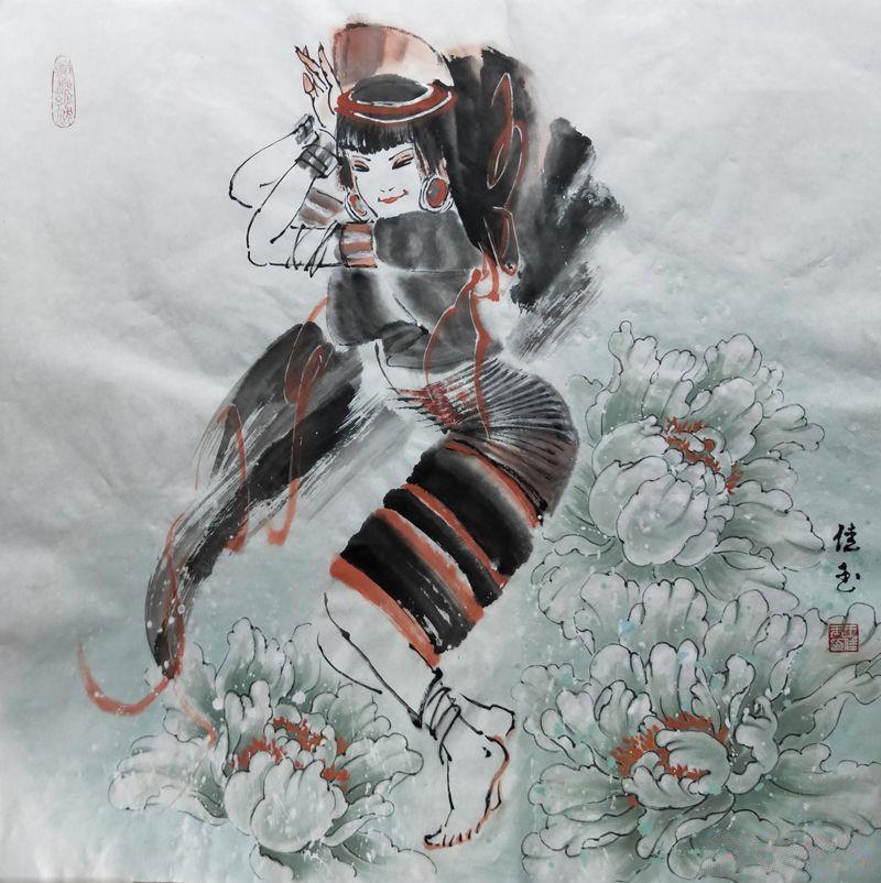 国画|人美画更美——美女画家王佳玉国画作品欣赏